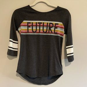 Girls Old Navy shirt, girls 10/12, 3/4 length